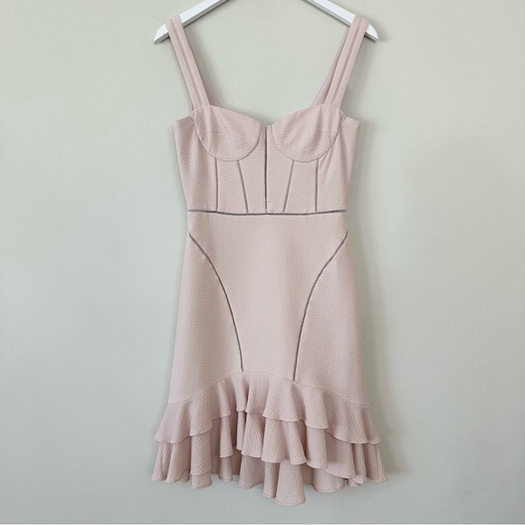Jonathan Simkhai Seersucker Bustier Mini Dress - Picture 3 of 14